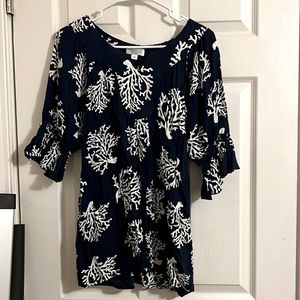 Escapada top navy medium